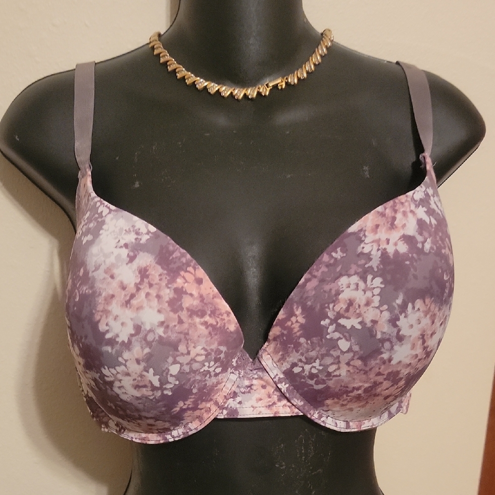 Danskin Floral Purple and Pink Bra